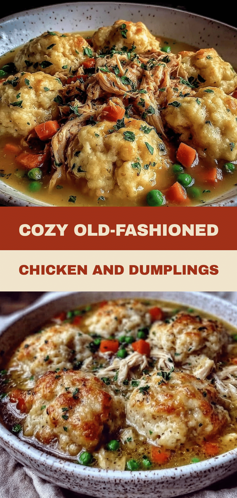 Old-Fashioned Chicken and Dumplings: Cheap One-Serve 5 old-fashioned chicken and dumplings recipe