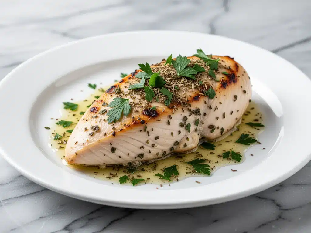 Oven-Baked Chicken Breast with Herb Garlic Butter - featured image