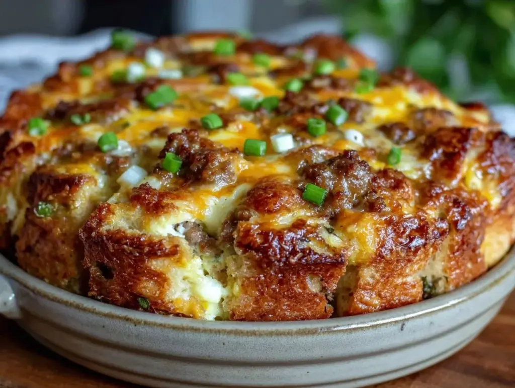overnight breakfast casserole - featured image