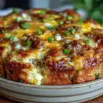 overnight breakfast casserole - featured image