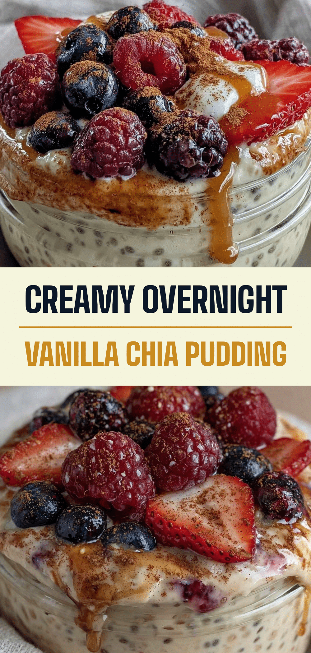 Overnight Vanilla Cinnamon Chia Pudding: 5-Ingredient Breakfast 5 overnight vanilla cinnamon chia pudding recipe