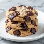 Paleo Chocolate Chunk Tahini Cookies - featured image