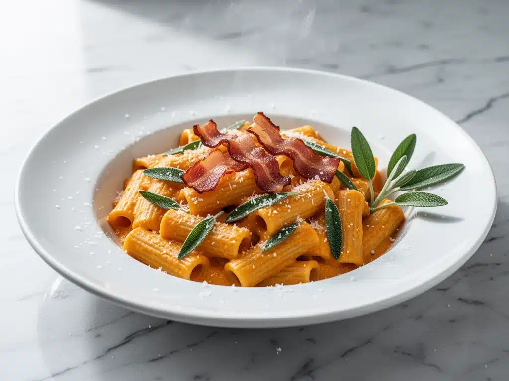 pumpkin sage pasta - featured image