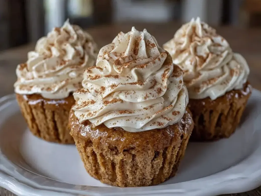 pumpkin spice latte cupcakes - featured image