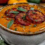 roasted butternut squash soup - featured image