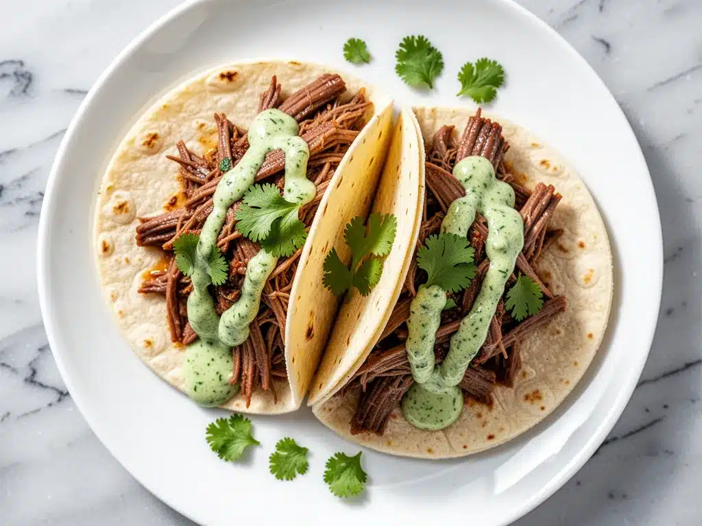 Slow Cooker Beef Barbacoa Tacos: Easy Mexican Recipe 4 slow cooker beef barbacoa tacos preparation steps