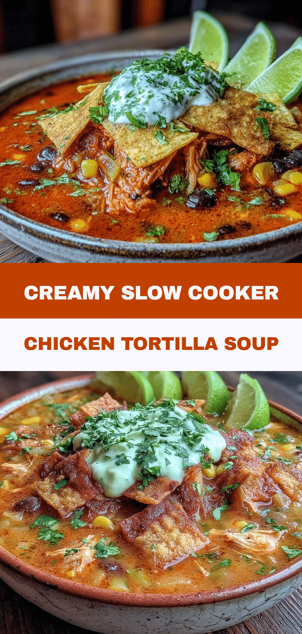Slow Cooker Chicken Tortilla Soup: 5-Ingredient Crowd Pleaser 5 slow cooker chicken tortilla soup recipe