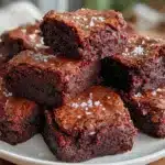 small batch fudgy brownies - featured image