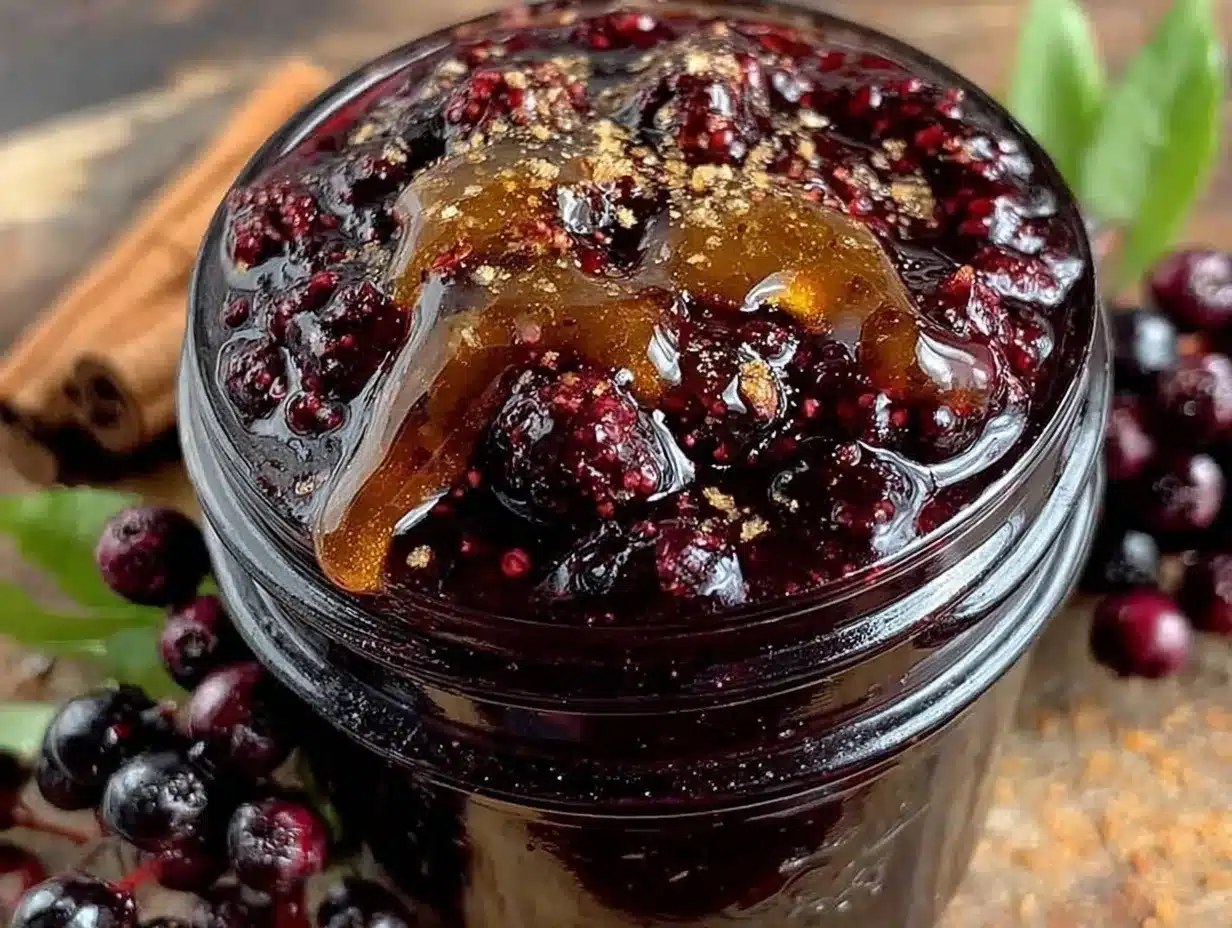 Elderberry Syrup: Smoked Cold Season Wellness 4 smoked elderberry syrup preparation steps