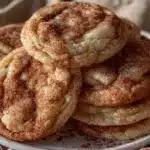 soft batch snickerdoodle cookies - featured image