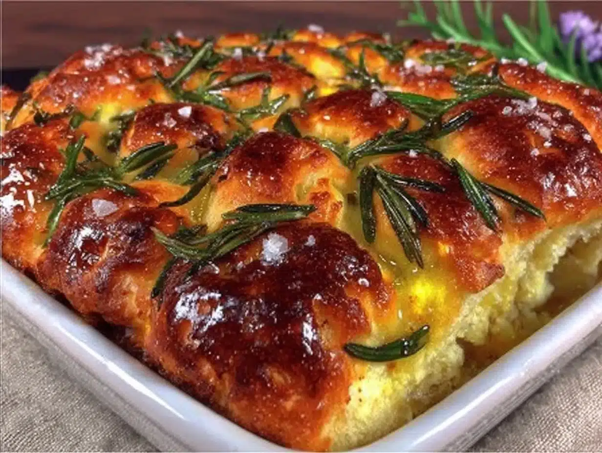 Home 7 sourdough focaccia with rosemary - featured image