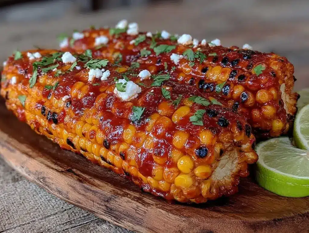 spicy chipotle corn on the cob - featured image