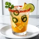 Spicy Jalapeno Pineapple Margarita - featured image