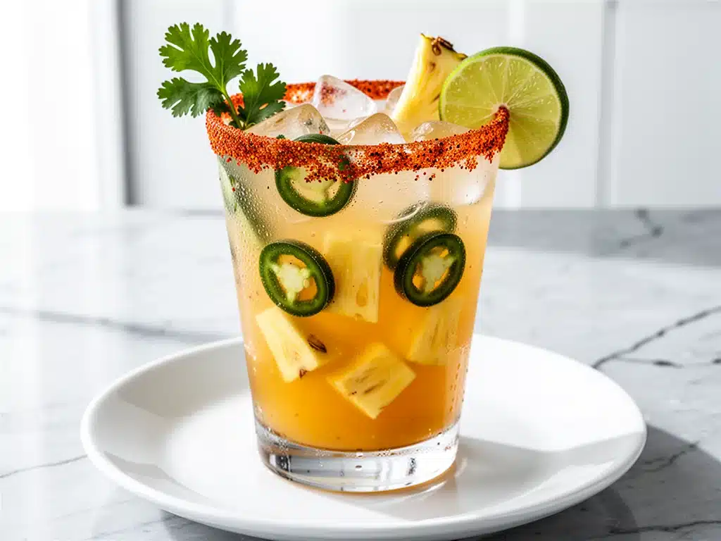 Spicy Jalapeno Pineapple Margarita - featured image