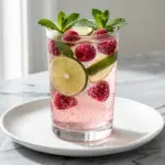 Sugar-Free Raspberry Lime Sparkler - featured image