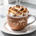 toasted marshmallow hot chocolate - featured image