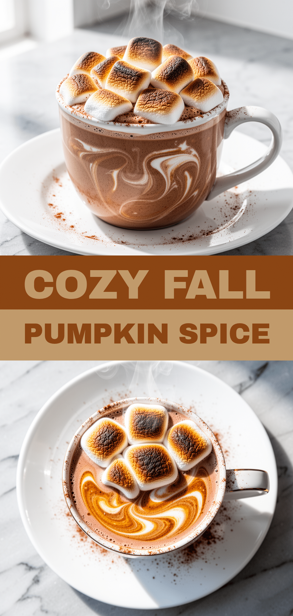 Fall Pumpkin Spice Hot Chocolate: Easy 5-Step Toasted Marshmallow Recipe 5 toasted marshmallow hot chocolate recipe