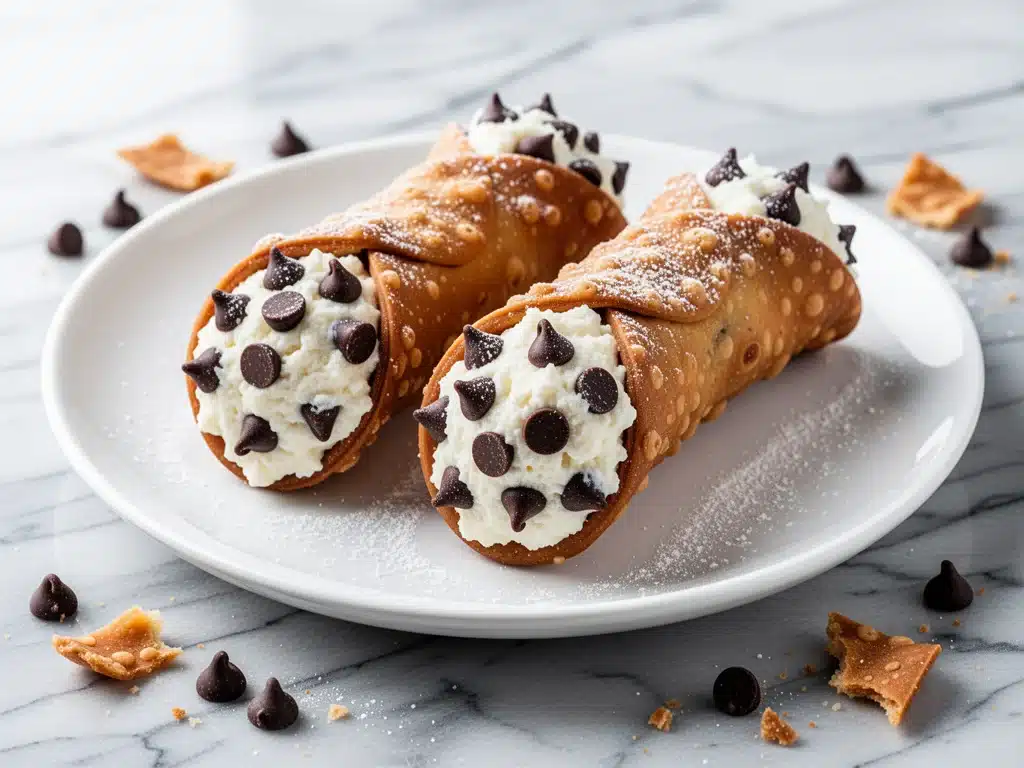 ultra-crispy homemade cannoli - featured image