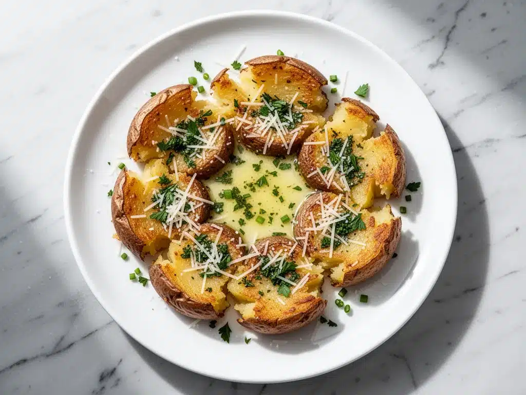 Ultra-Crispy Smashed Potatoes: Easy Best Side Dish Recipe 4 ultra-crispy smashed potatoes preparation steps
