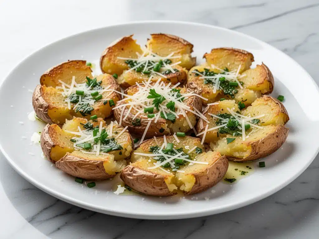ultra-crispy smashed potatoes - featured image