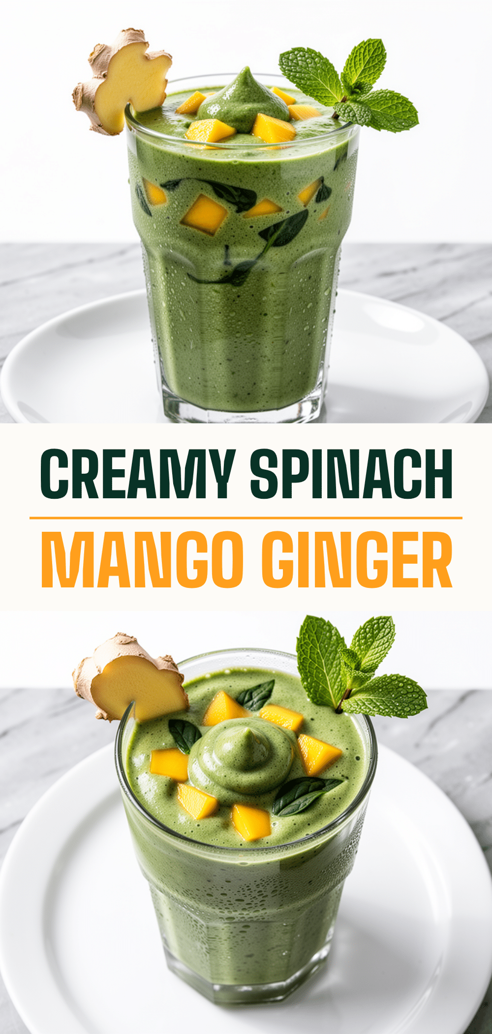 Ultra-Thick Green Detox Smoothie: 5-Min Healthy Breakfast 5 Ultra-Thick Green Detox Smoothie recipe