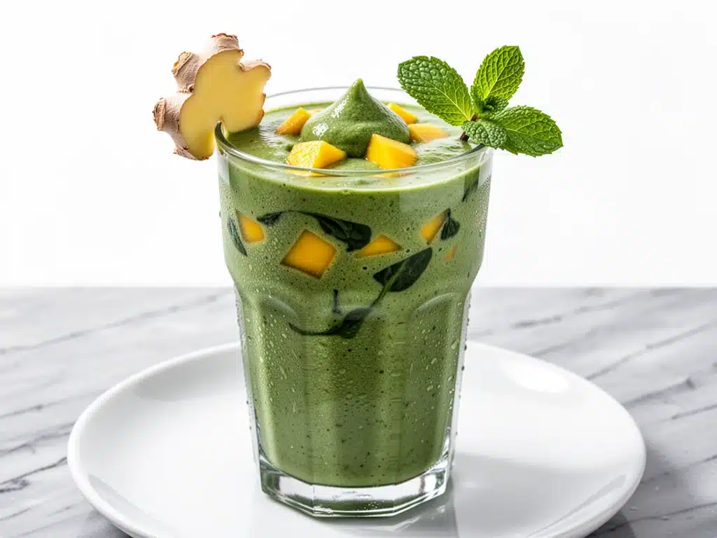 Ultra-Thick Green Detox Smoothie - featured image