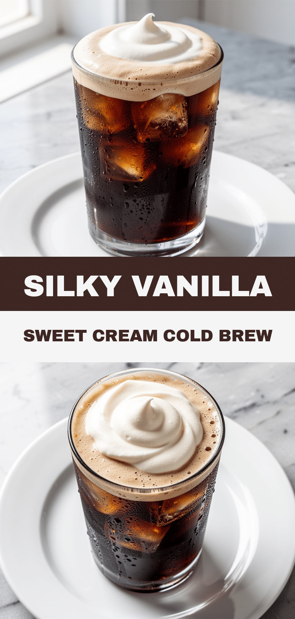 Homemade Vanilla Sweet Cream Cold Brew: 3-Ingredient Easy Drink 5 Vanilla Sweet Cream Cold Brew recipe