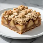 vegan apple cinnamon crumble bars - featured image