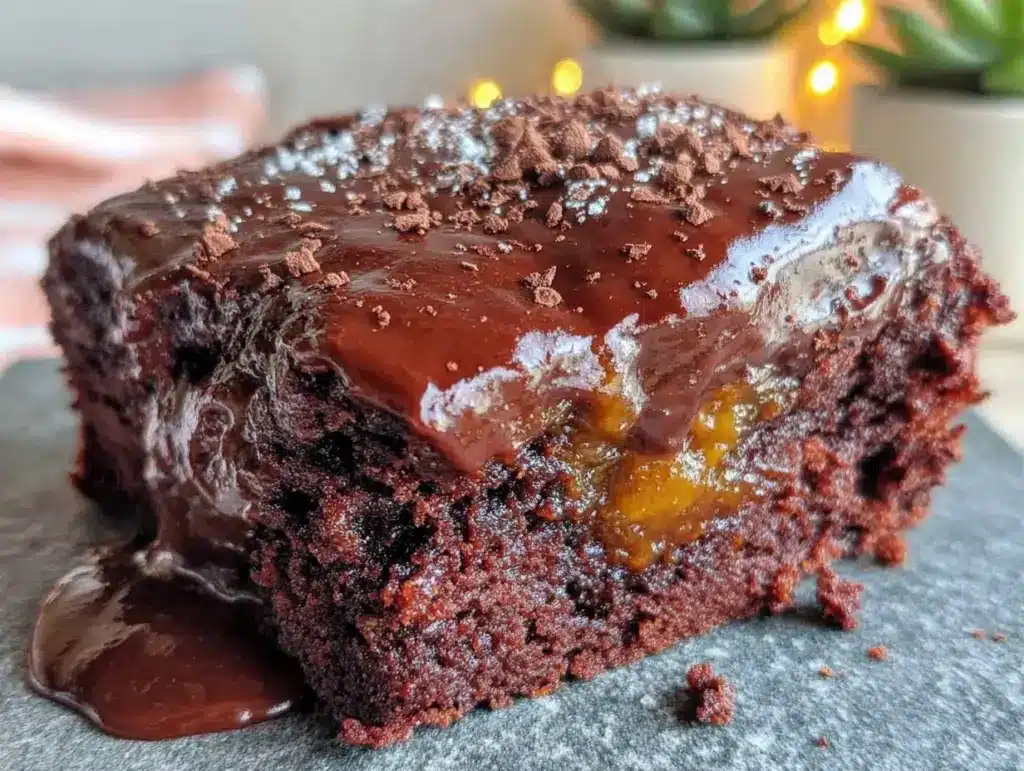 vegan double chocolate avocado brownies - featured image