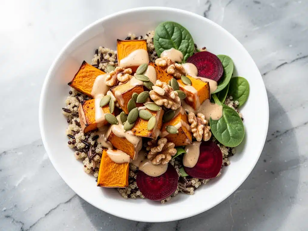 Vegan Fall Harvest Grain Bowl: Best 5-Ingredient Recipe 4 vegan fall harvest grain bowl preparation steps