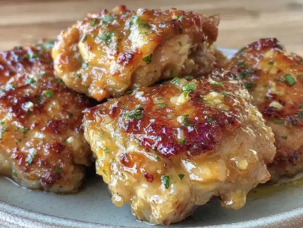 Whole30 Garlic Herb Roasted Chicken Thighs - featured image